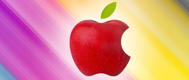 Радуга-Apple-фон